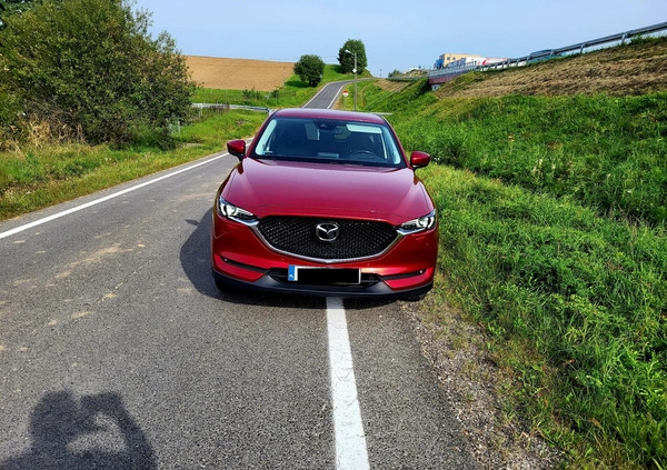 Mazda CX-5 cena 117000 przebieg: 91000, rok produkcji 2018 z Wieliczka małe 301